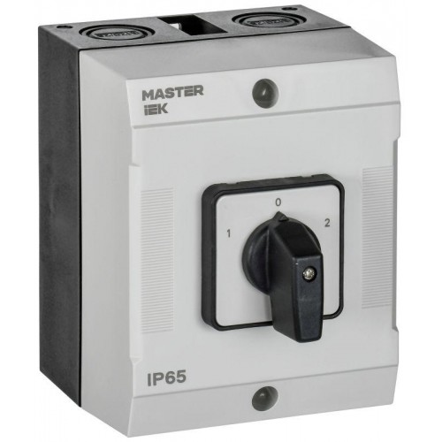 Переключатель кулачковый 63А (сх. 53) в боксе стандартная рукоятка IEK MI-CS20-063-053