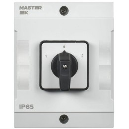 Переключатель кулачковый 63А (сх. 53) в боксе стандартная рукоятка IEK MI-CS20-063-053