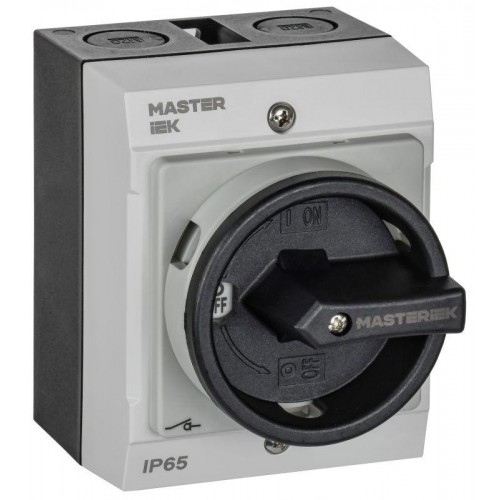 Переключатель кулачковый 10А (сх. 10) в боксе закрытая рукоятка IEK MI-CS21-010-010