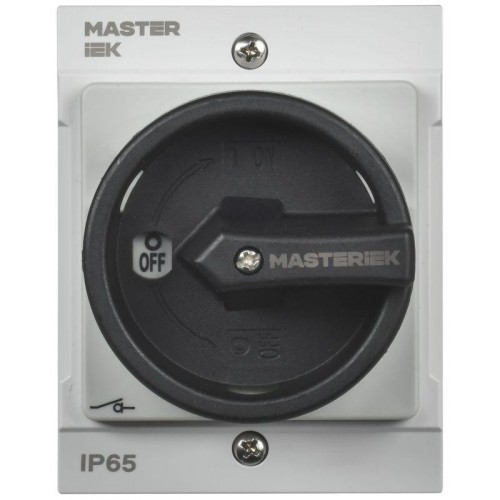 Переключатель кулачковый 10А (сх. 10) в боксе закрытая рукоятка IEK MI-CS21-010-010