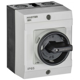 Переключатель кулачковый 10А (сх. 55) в боксе закрытая рукоятка IEK MI-CS21-010-055