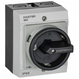 Переключатель кулачковый 10А (сх. 90) в боксе закрытая рукоятка IEK MI-CS21-010-090