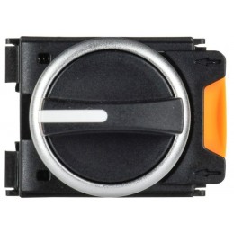 Переключатель 2 полож. 1НО+1НЗ возвратный черн. MASTER IEK MI-SW60-11X22-3-24-2-K02