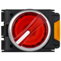 Переключатель 2 полож. 1НО+1НЗ с подсветкой красн. MASTER IEK MI-SW60-11XD-3-14-2-K04