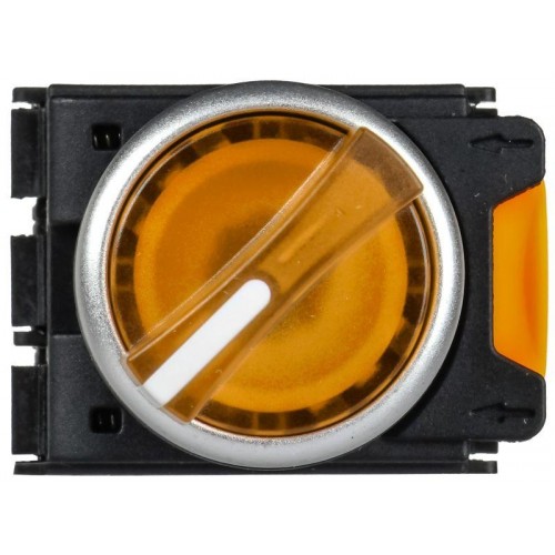 Переключатель 2 полож. 1НО+1НЗ с подсветкой желт. MASTER IEK MI-SW60-11XD-3-14-2-K05