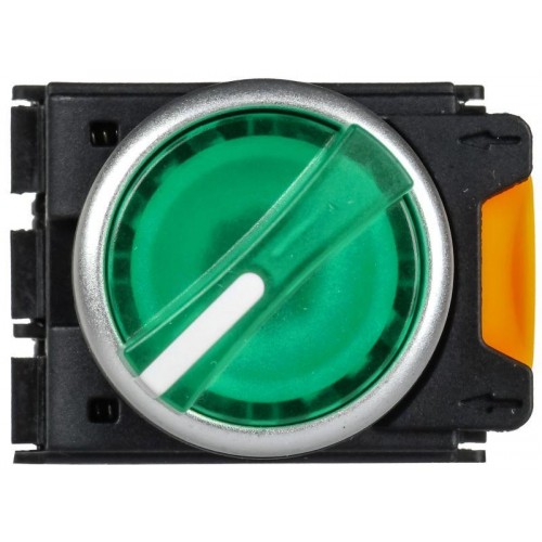 Переключатель 2 полож. 1НО+1НЗ с подсветкой зел. MASTER IEK MI-SW60-11XD-3-14-2-K06