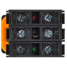 Переключатель 2 полож. 1НО+1НЗ с подсветкой зел. MASTER IEK MI-SW60-11XD-3-14-2-K06