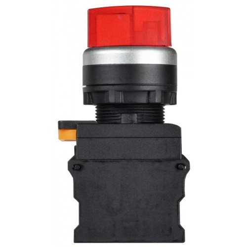 Переключатель 3 полож. 2НО с подсветкой красн. MASTER IEK MI-SW60-20XD-4-14-3-K04