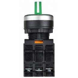 Переключатель 3 полож. 2НЗ с подсветкой зел. MASTER IEK MI-SW60-20XD-4-14-3-K06