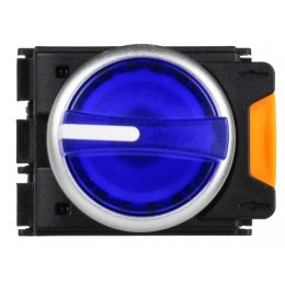 Переключатель 3 полож. 2НО с подсветкой син. MASTER IEK MI-SW60-20XD-4-14-3-K07