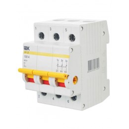 Выключатель нагрузки (мини-рубильник) 3п 100А ВН-32 KARAT IEK MNV10-3-100