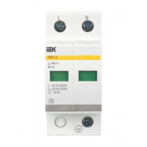 Ограничитель перенапряжения ОПС1-C 2P KARAT IEK MOP20-2-C