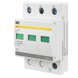 Ограничитель перенапряжения ОПС1-C 3P KARAT IEK MOP20-3-C