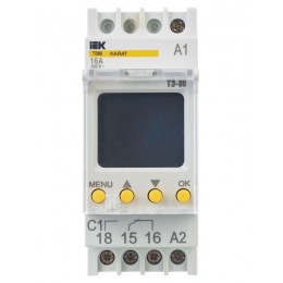 Таймер цифровой ТЭ80 16А 230В на DIN-рейку KARAT IEK MTA10-16-080