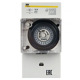 Таймер аналоговый ТЭМ-181 16А 230В на DIN-рейку KARAT IEK MTA20-16