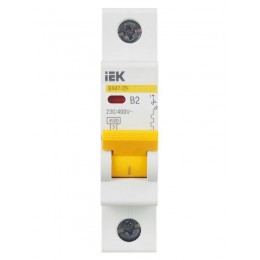 Выключатель автоматический модульный 1п B 2А 4.5кА ВА47-29 KARAT IEK MVA20-1-002-B