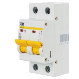 Выключатель автоматический модульный 2п C 6А 4.5кА ВА47-29 KARAT IEK MVA20-2-006-C