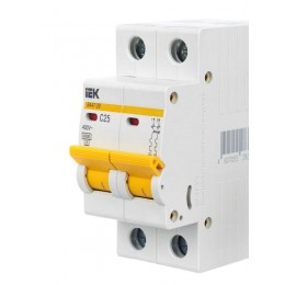 Выключатель автоматический модульный 2п C 25А 4.5кА ВА47-29 KARAT IEK MVA20-2-025-C