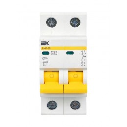 Выключатель автоматический модульный 2п C 32А 4.5кА ВА47-29 KARAT IEK MVA20-2-032-C
