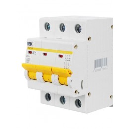 Выключатель автоматический модульный 3п B 25А 4.5кА ВА47-29 KARAT IEK MVA20-3-025-B