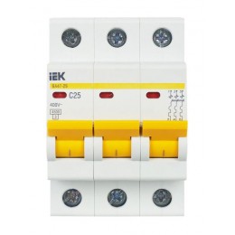 Выключатель автоматический модульный 3п C 25А 4.5кА ВА47-29 KARAT IEK MVA20-3-025-C