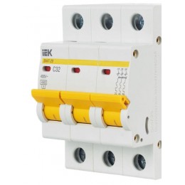 Выключатель автоматический модульный 3п C 32А 4.5кА ВА47-29 KARAT IEK MVA20-3-032-C