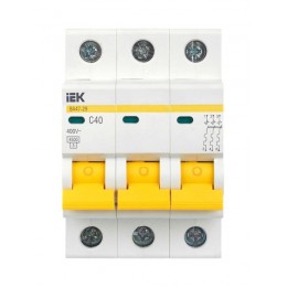 Выключатель автоматический модульный 3п C 40А 4.5кА ВА47-29 KARAT IEK MVA20-3-040-C