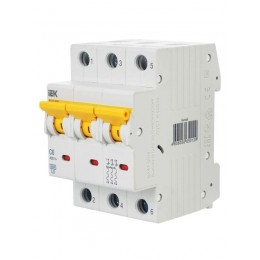 Выключатель автоматический модульный 3п C 6А 6кА ВА47-60M KARAT IEK MVA31-3-006-C