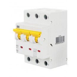 Выключатель автоматический модульный 3п B 25А 6кА ВА47-60M KARAT IEK MVA31-3-025-B