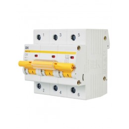 Выключатель автоматический модульный 3п C 50А 10кА ВА47-100 KARAT IEK MVA40-3-050-C