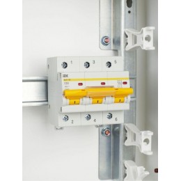 Выключатель автоматический модульный 3п C 63А 10кА ВА47-100 KARAT IEK MVA40-3-063-C