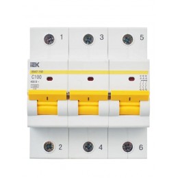 Выключатель автоматический модульный 3п C 100А 15кА ВА47-150 KARAT IEK MVA50-3-100-C
