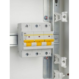 Выключатель автоматический модульный 3п C 125А 15кА ВА47-150 KARAT IEK MVA50-3-125-C