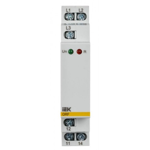 Реле фаз ORF 03 3ф 220-460В AC IEK ORF-03-220-460VAC