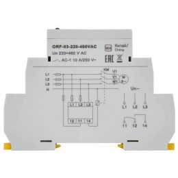 Реле фаз ORF 03 3ф 220-460В AC IEK ORF-03-220-460VAC