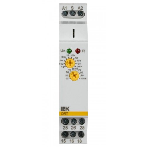 Реле задержки выключения ORT 2 контакта 230В AC IEK ORT-B2-AC230V
