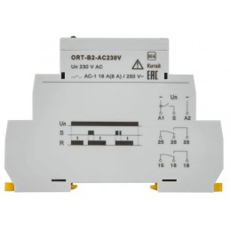 Реле задержки выключения ORT 2 контакта 230В AC IEK ORT-B2-AC230V