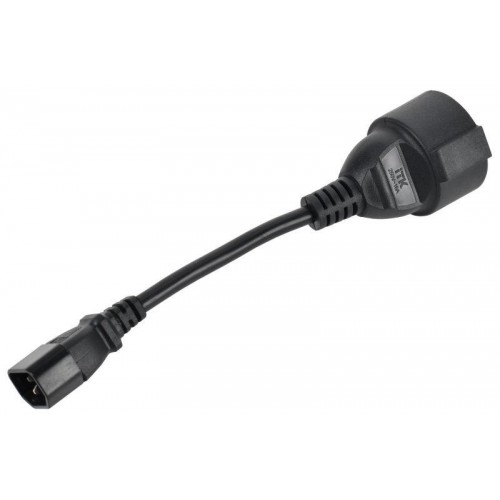 Адаптер PDU 3х1.5 10см с разъемами C14-Schuko ITK PC-C14D-10CM