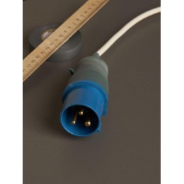 Вилка эл. каб. 16А 2P+PE 16А 220В IP44 ССИ-013 IEK PSR01-016-3