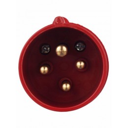 Вилка эл. каб. 16А 3P+PE 380В IP44 ССИ-014 IEK PSR02-016-4