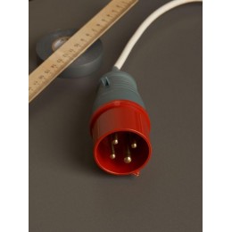 Вилка эл. каб. 16А 3P+PE 380В IP44 ССИ-014 IEK PSR02-016-4