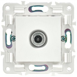 Розетка TV оконечная SKANDY SK-A12W арктич. бел. IEK SK-A10-O-K01