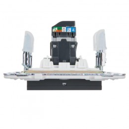 Розетка компьютерная RJ45 кат.5E SKANDY SK-K01G графит IEK SK-K10-1-K53