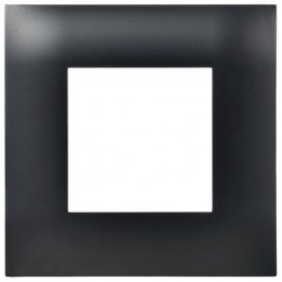 Рамка 1-м SKANDY SK-F01Bl черн. IEK SK-M12-K02