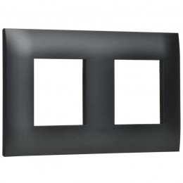 Рамка 2-м SKANDY SK-F02Bl черн. IEK SK-M22-K02