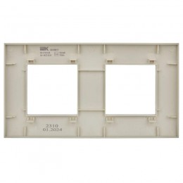 Рамка 2-м SKANDY SK-F01B беж. IEK SK-M22-K10