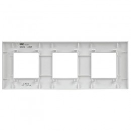 Рамка 3-м SKANDY SK-F03W арктич. бел. IEK SK-M32-K01