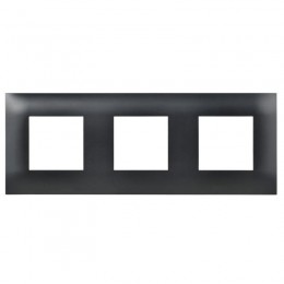 Рамка 3-м SKANDY SK-F03Bl черн. IEK SK-M32-K02