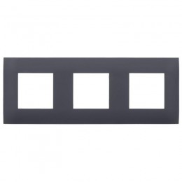 Рамка 3-м SKANDY SK-F03G графит IEK SK-M32-K53