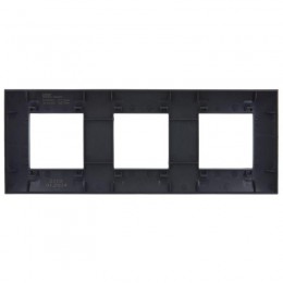 Рамка 3-м SKANDY SK-F03G графит IEK SK-M32-K53